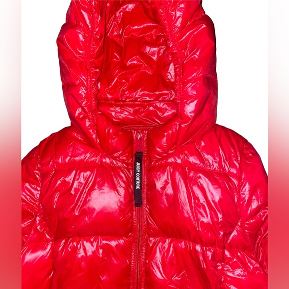 Juicy couture red puffer jacket size large - Picture 6 of 6